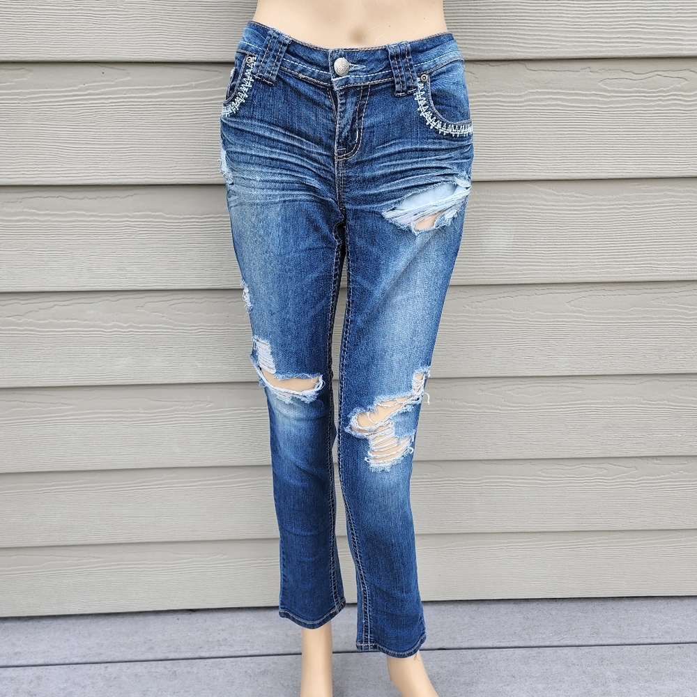 RUE 21 | Low Rise Distressed Skinny Jeans